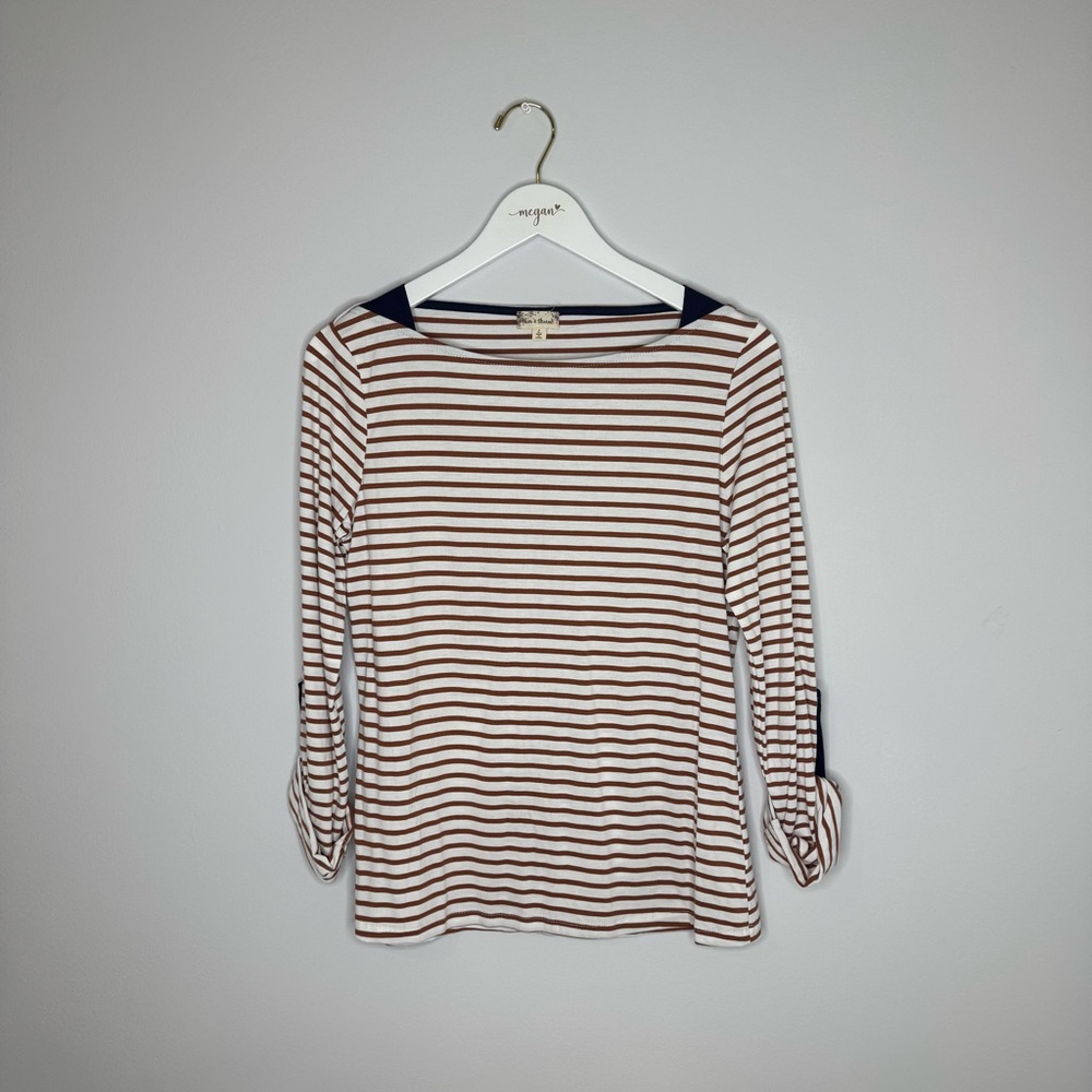 Hem & Thread | Striped Women's Top | Size Large